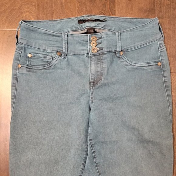 Torrid Denim Jegging Jeans Teal 12R - Picture 2 of 12
